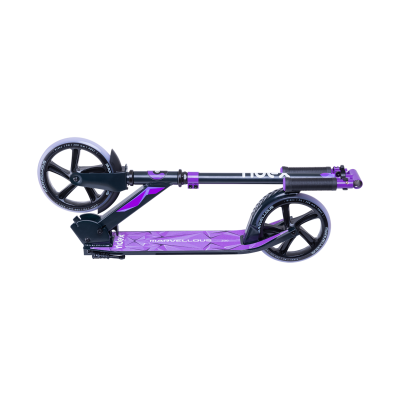 Самокат 2-колесный Marvellous 200 мм, черный/фиолетовый