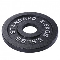 Набор чугунных окрашенных дисков Voitto STANDARD 2,5 кг (2 шт) - d51